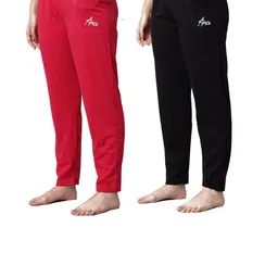 Pack of 2 Women Cotton Relax Fit Pyjama-image-65