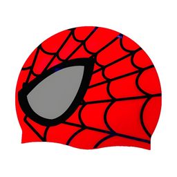 SHIFTER Kids Spiderman Printed Silicone Swimming Cap-22
