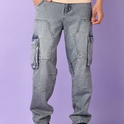LIMEROAD Men Regular Fit Mid-Rise Light Fade Jeans-image-58
