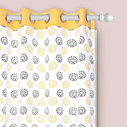 Dekor World Multicoloured Set of 2 Window Curtain image 2