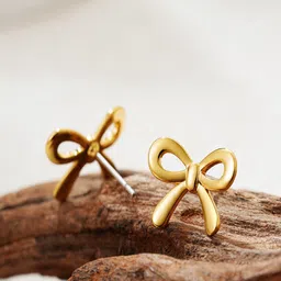 AQUASTREET 18K Gold-Plated Contemporary Shaped Studs-image-27