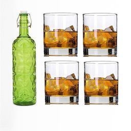 SOMIL Green Glass Airtight Can Bottle-image-60
