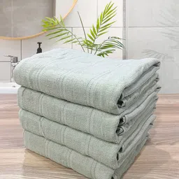 LABHAM Olive Green 4 Other 300 GSM Bath Towel-image-64