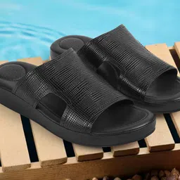 DAVINCHI Men Leather Comfort Sandals-image-97