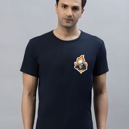 CASUALBUD Graphic Printed Round Neck Badminton T-shirt-image-77