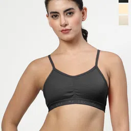 LILY Pack Of 3 Women Full Coverage Workout Bra Stropsyliad-picture-46