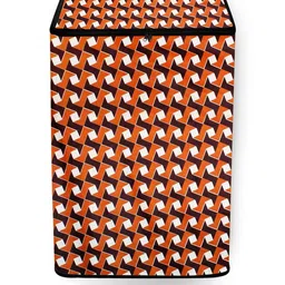 The Furnishing Tree Washing Machine Cover Frieze Pattern Orange Compatible for Whirlpool 7 Kg Fully-image-81
