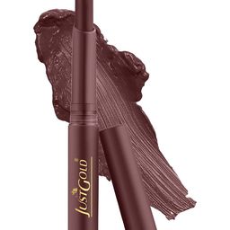 JUSTGOLD Long Lasting Matte Lipstick With Vitamin E & Aloevera - 4 g - Brown Cafe - 05-41