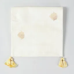 Eyaas White Ethnic Motif Rectangular Table Runner image 4