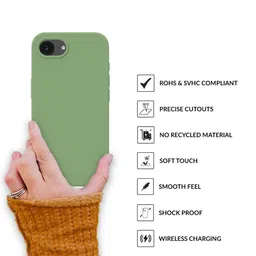 SPRIG Solid Apple iPhone 16e Back Case Mobile Accessories image 4