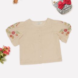 AKKRITI BY PANTALOONS Embroidered Cotton Top-picture-16