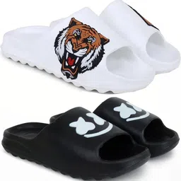 Pampy Angel Men White Flip Flops-image-87