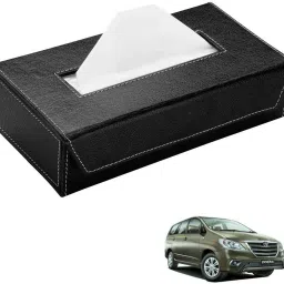 Car Tissue Box Paper Tissue Holder Black with 200 Sheets(100 Pulls) For Toyota Innova Vehicle Tissue Dispenser-picture-12