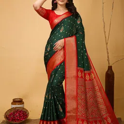 Rangtulika Ethnics Ethnic Motifs Zari Saree-picture-39
