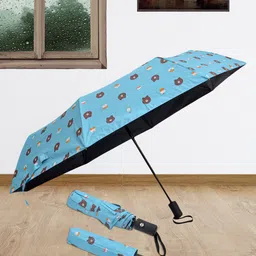 FABINALIV Automatic Waterproof 3 Fold Compact Cartoon Characters Umbrella-image-60