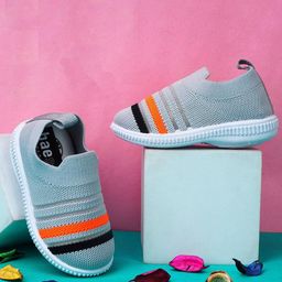BAESD Unisex Kids Colourblocked Slip-On Sneakers-65