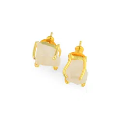 TOTAPARI Gold-Plated Contemporary Crystals Studs image 4