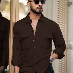Maniac Men Comfort Opaque Casual Shirt-image-11