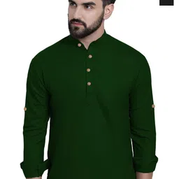 AMRIT TOP WEAR Men Pack of 2 Mandarin Collar Kurta-picture-1
