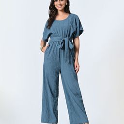 BAESD Women Self Design Basic Jumpsuit-picture-48