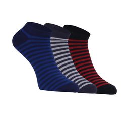 SOXVIEW Pack of 3 Men Striped Ankle Length Socks-image-44