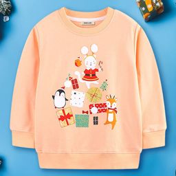 INCLUD Girls Graphic Printed Round Neck Sweatshirt-image-13