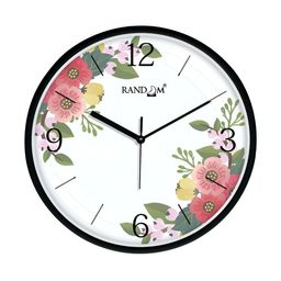 RANDOM White & Pink Printed Contemporary Wall Clock-image-46