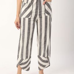 Mystere Paris Broad Striped Lounge Pant-image-67