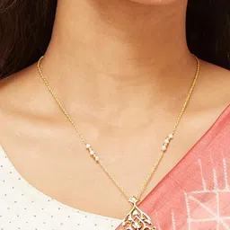 Fabindia Silver Artificial Stones and Beads Necklace and Chains-image-48