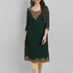 Vastani Enterprise Women Floral Embroidered Thread Work Kurta-55
