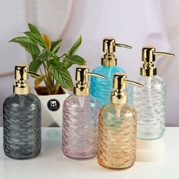 Kookee Transparent Glass Handwash Soap Dispenser-image-21
