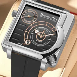 DOUBLERUN Unisex Dial & Bracelet Style Straps Analogue Watch H05N31025-38