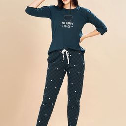 PASTEL CLIP Women Printed Night suit-image-87