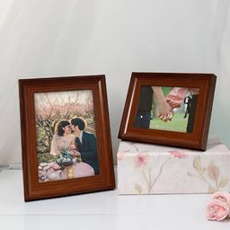 Art Street Brown 2 Pieces Wood Table Photo Frames-22