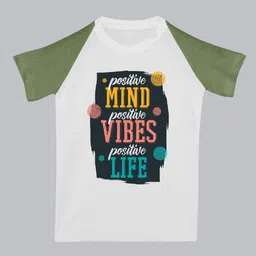 BAESD Kids Typography Printed Applique T-shirt-image-74