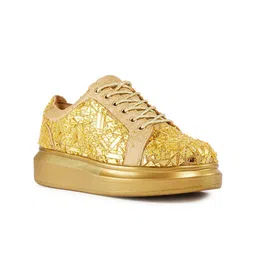 Anaar Women Woven Design Sneakers-image-131