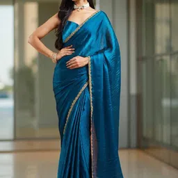 LOROFY Beads and Stones Chanderi Saree-picture-26