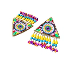 UnfoldSelf Triangular Drop Earrings image 4