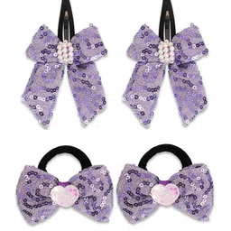 RIBBON CANDY Girls Set of 4 Hair Accessory Set-52