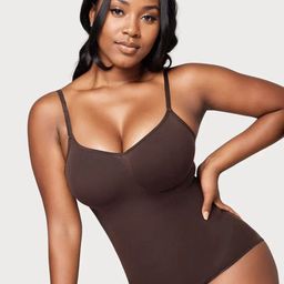 FEMENEST Shoulder Strap Bodysuit-image-59