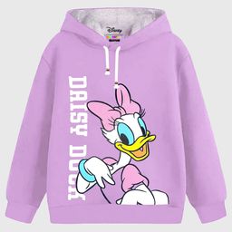 KUCHIPOO Girls Printed Hooded Sweatshirt-picture-7