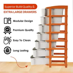 Kuber Industries Grey Set of 1 Regular Drawer Organiser Organisers image 2