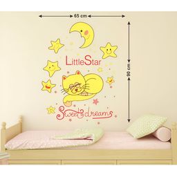 LANSTICK Yellow Splash-Proof Little Star Wall Sticker-image-53