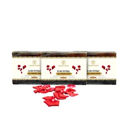 Vagads Set Of 3 Khadi India Rose Petals Soaps - 375 g Each-25