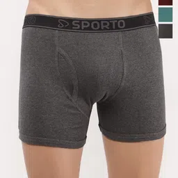 Sporto by Macho Men Pack Of 4 Short Trunks-picture-35