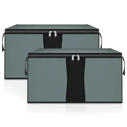Kuber Industries Grey Set of 2 Regular Drawer Organiser Organisers-55