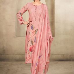 Stylee LIFESTYLE Embroidered Pure Cotton Unstitched Dress Material-image-47