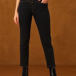 R.Code by The Roadster Life Co. Women Wide Leg High-Rise Stretchable Jeans-picture-21