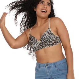 Deevaz Abstract Bra Full Coverage Lightly Padded-6