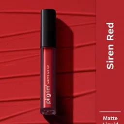 Pilgrim Matte Me Up Liquid Long-Lasting & Non-Drying Liquid Lipstick 3 ml - Siren Red 25-14